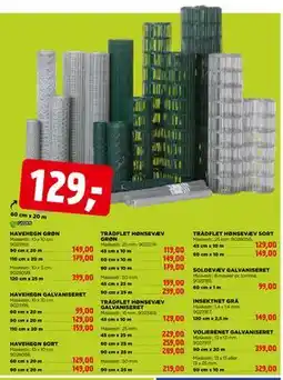 jem & fix HAVEHEGN GRØN tilbud