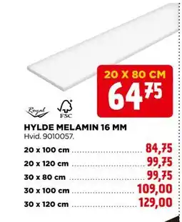 jem & fix HYLDE MELAMIN 16 MM tilbud