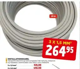 jem & fix INSTALLATIONSKABEL tilbud