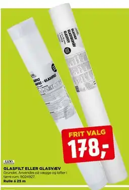 jem & fix GLASFILT ELLER GLASVÆV tilbud