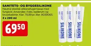 jem & fix SANITETS- OG BYGGESILIKONE tilbud