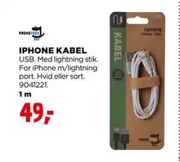 jem & fix IPHONE KABEL tilbud