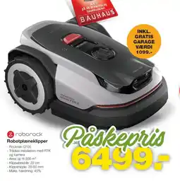 Bauhaus Roborock robotplæneklipper tilbud