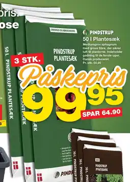 Bauhaus Pindstrup plantesæk tilbud