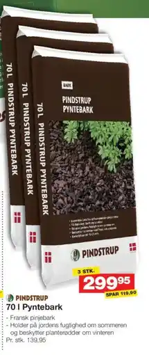 Bauhaus Pindstrup pyntebark tilbud