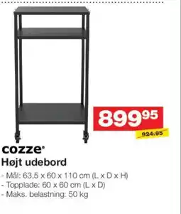 Bauhaus Cozze højt udebord tilbud