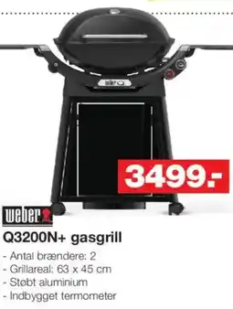 Bauhaus Weber q3200n+ gasgrill tilbud