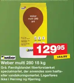 Bauhaus Weber multi 280 tilbud