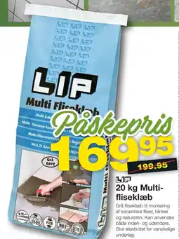Bauhaus Lip multi- fliseklæb tilbud