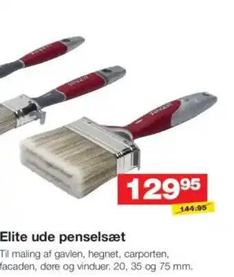 Bauhaus Elite ude penselsæt tilbud