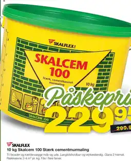 Bauhaus Skalflex skalcem 100 stærk cementmurmaling tilbud
