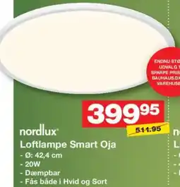 Bauhaus Nordlux loftlampe smart oja tilbud