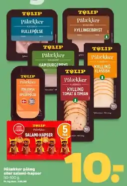 Netto Tulip pålæg tilbud