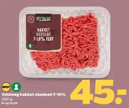 Netto Velsmag hakket oksekød 7-10% fedt tilbud