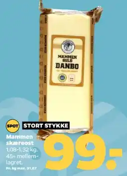 Netto Mammen skæreost (Danbo) tilbud
