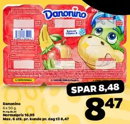 Netto Danonino (6 x 50 g) tilbud