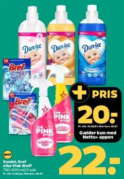 Netto Dunlet, Bref eller The Pink Stuff tilbud