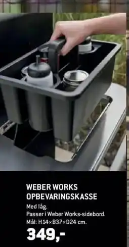 XL-BYG WEBER Works opbevaringskasse tilbud
