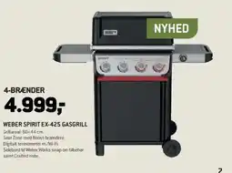 XL-BYG WEBER SPIRIT EX-425 Gasgrill tilbud