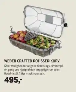 XL-BYG WEBER Crafted rotisserikurv tilbud