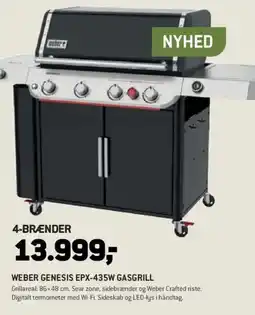 XL-BYG WEBER GENESIS EPX-435W Gasgrill tilbud
