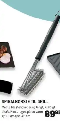 XL-BYG Spiralbørste til grill tilbud