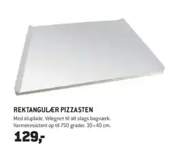 XL-BYG Rektangulær pizzasten tilbud