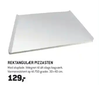 Rektangulær pizzasten
