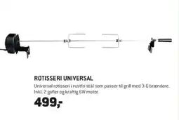 XL-BYG Rotisseri universal tilbud