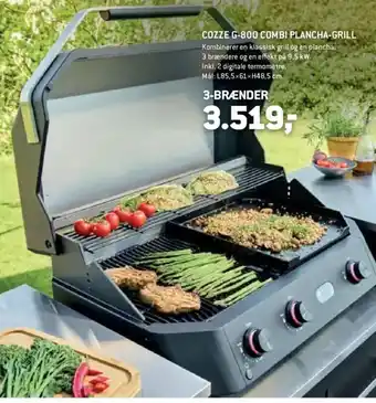 Cozze G-800 combi plancha-grill
