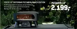 XL-BYG Cozze 13" Roterbar pizzaovn, black edition tilbud