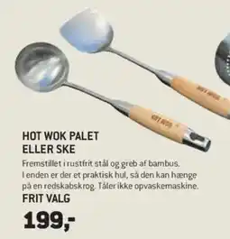 XL-BYG Hot Wok palet eller ske tilbud