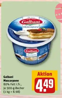 REWE DE Galbani Mascarpone, EUR 4.49 tilbud