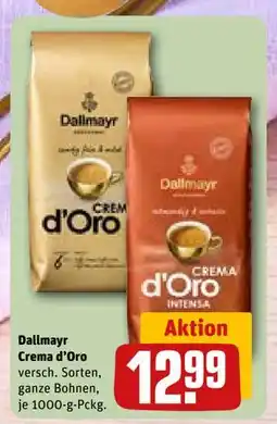 REWE DE Dallmayr Crema d'Oro, EUR 12.99 tilbud