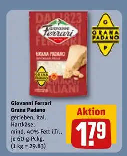 REWE DE Giovanni Ferrari Grana Padano, EUR 1.79 tilbud