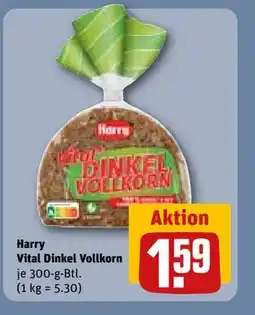 REWE DE Harry Vital Dinkel Vollkorn, EUR 1.59 tilbud