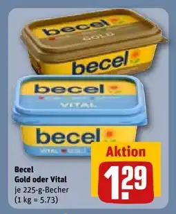 REWE DE Becel Gold oder Vital, EUR 1.29 tilbud