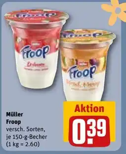 REWE DE Müller Froop, EUR 0.39 tilbud
