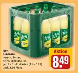 REWE DE Deit Limonade, EUR 8.49 tilbud