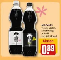 REWE DE Afri Cola 25, EUR 0.89 tilbud
