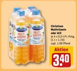 REWE DE Christinen Multivitamin oder ACE, EUR 3.4 tilbud
