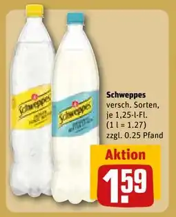 REWE DE Schweppes, EUR 1.59 tilbud