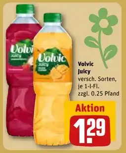 REWE DE Volvic Juicy, EUR 1.29 tilbud