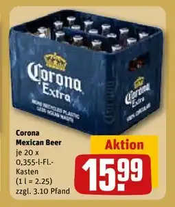 REWE DE Corona Mexican Beer, EUR 15.99 tilbud