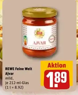 REWE DE REWE Feine Welt Ajvar mild, EUR 1.89 tilbud