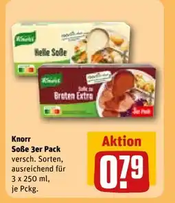 REWE DE Knorr Soße 3er Pack, EUR 0.79 tilbud