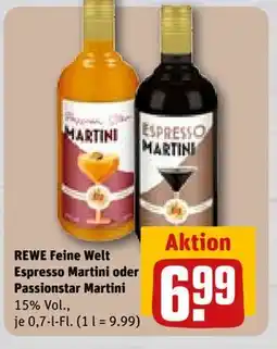 REWE DE REWE Feine Welt Espresso Martini oder Passionstar Martini, EUR 6.99 tilbud
