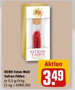 REWE DE REWE Feine Welt Safran-Fäden, EUR 3.49 tilbud
