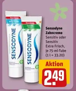 REWE DE Sensodyne Zahncreme, EUR 2.49 tilbud