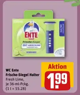 REWE DE WC Ente Frische-Siegel Halter, EUR 1.99 tilbud